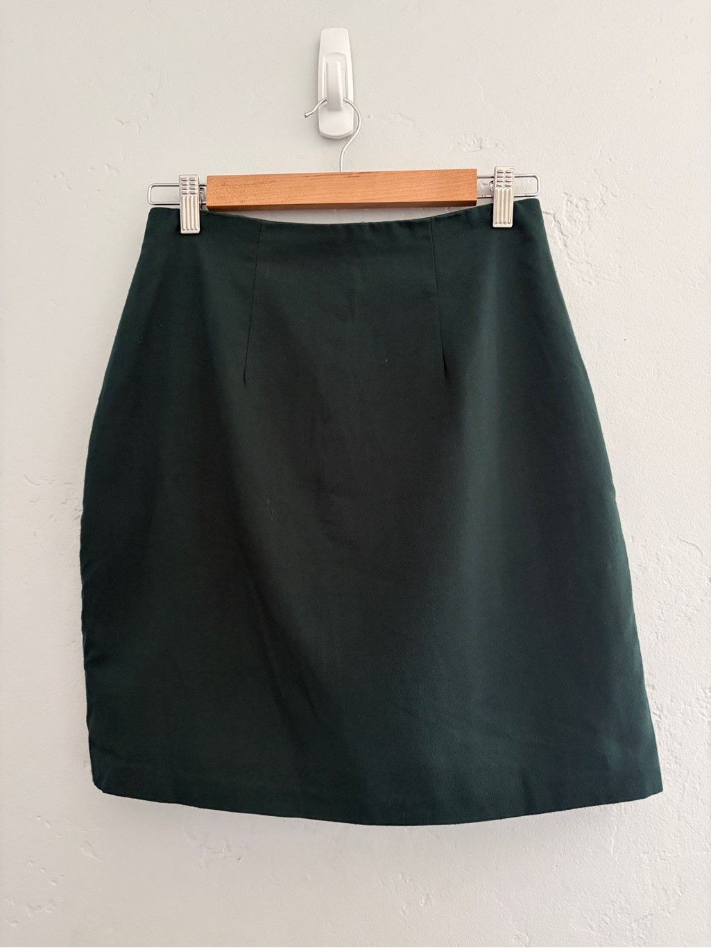 Vintage 1980s Forest Green Pencil Skirt